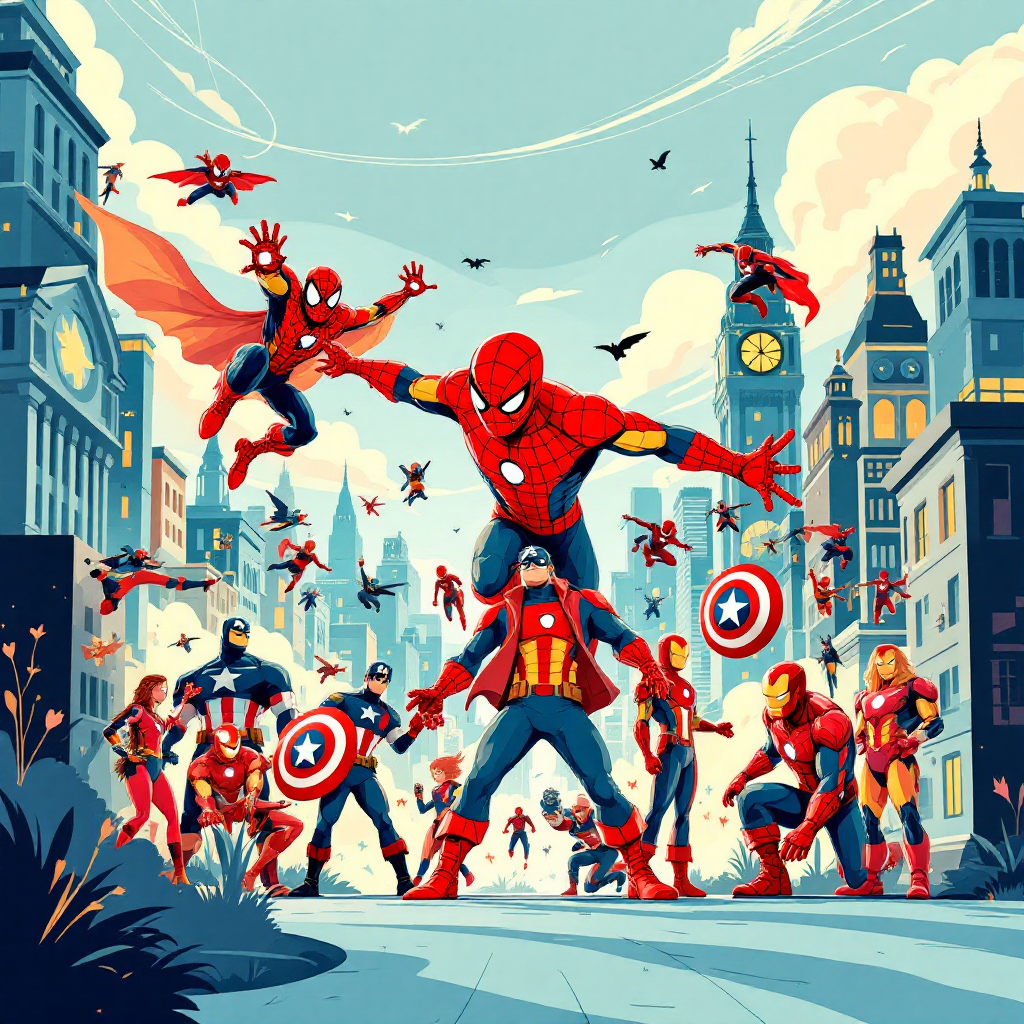 Les jouets Marvel